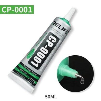 Relife CP 0001 Adhesive Clear Liquid Glue Multipurpose Mobile Phone Frame Repair 50ml - Image 2