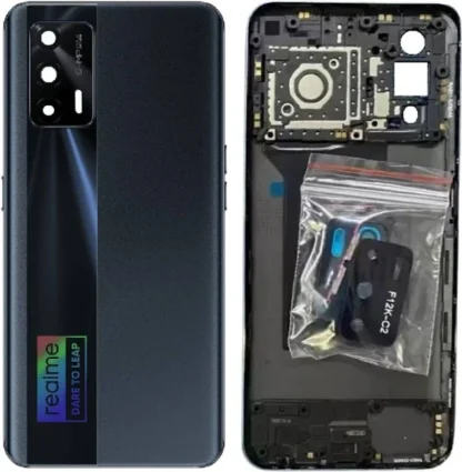 Back Panel Cover for Realme X7 Max 5G - Black