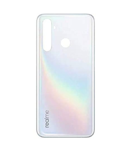 Back Panel Cover for Realme 5 Pro - White - Image 2