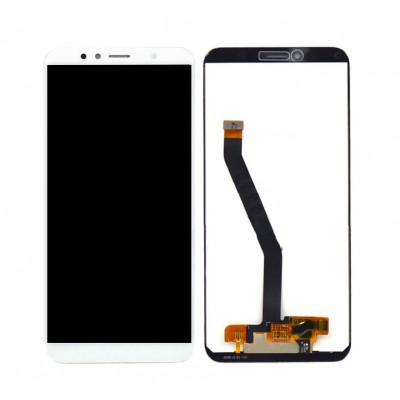 LCD with Touch Screen for Honor 7A - White (display glass combo folder)