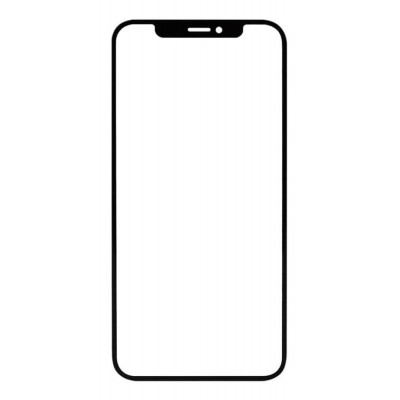 Front Glass for Apple iPhone 12 - Black - Image 3