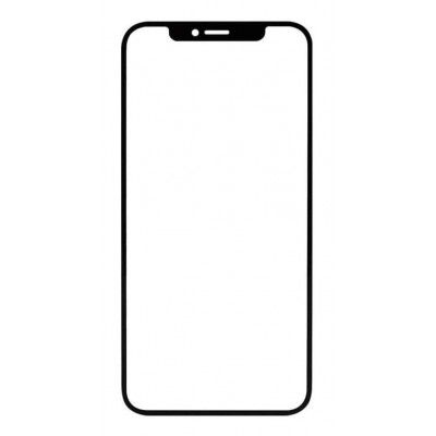 Front Glass for Apple iPhone 12 - Black - Image 2