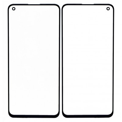 Front Glass for Realme X7 Max 5G - Black