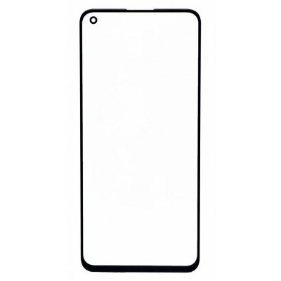 Front Glass for Realme X7 Max 5G - Black - Image 3