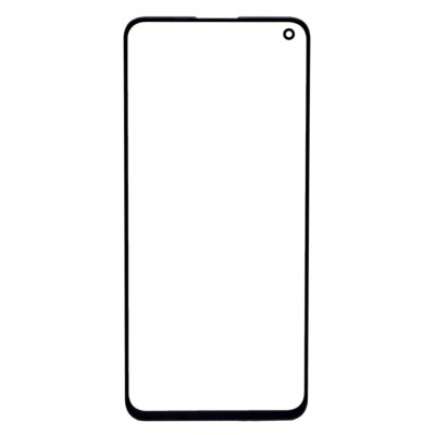 Front Glass for Realme X7 Max 5G - Black - Image 2
