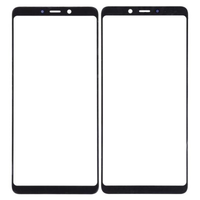 Front Glass for Samsung Galaxy A9 - 2018 - Black