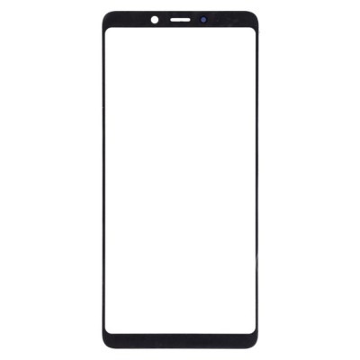 Front Glass for Samsung Galaxy A9 - 2018 - Black - Image 2