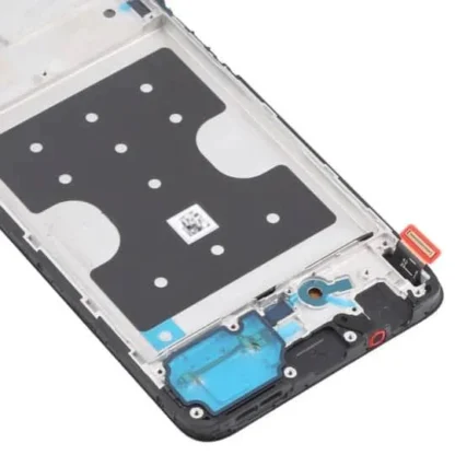LCD with Touch Screen for Realme 7 Pro - Black (display glass combo folder) With Frame OG - Image 2