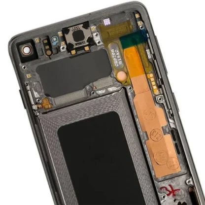 LCD with Touch Screen for Samsung Galaxy S10 - Black (display glass combo folder) With Frame OLED - Image 3