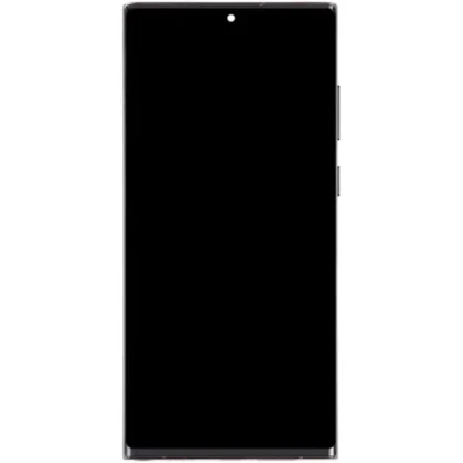 LCD with Touch Screen for Samsung Galaxy S22 Ultra 5G - Black (display glass combo folder) With Frame OLED - Image 5