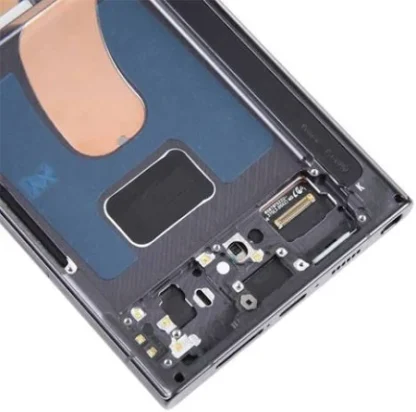 LCD with Touch Screen for Samsung Galaxy S23 Ultra - Black (display glass combo folder) I OLED With Frame - Image 2