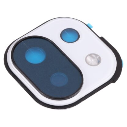Camera Lens Glass with Frame for Xiaomi 11 Lite 5G NE -White - Image 2