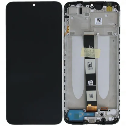 LCD with Touch Screen for Xiaomi Redmi 9A – Black (display glass combo folder) | ORIGINAL With Frame