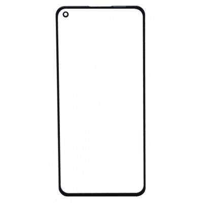 Front Glass for Xiaomi 11 Lite 5G NE - Black - Image 2
