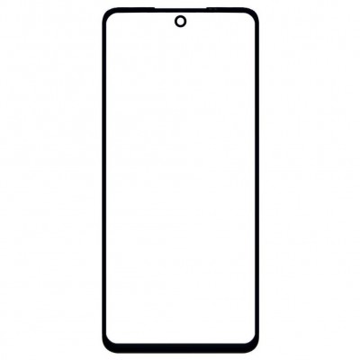 Front Glass for Xiaomi Redmi Note 11 - Black - Image 3