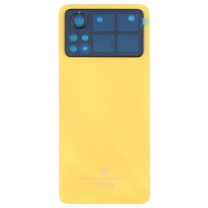 Back Panel Cover for Xiaomi Poco X4 Pro 5G - Yellow - Image 3