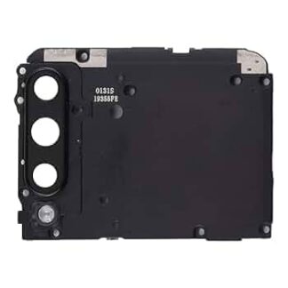 Camera Lens Glass with Frame for Xiaomi Mi A3 -Black