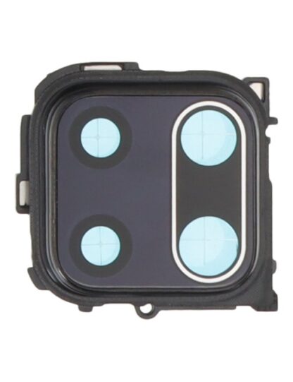 Camera Lens Glass with Frame for Xiaomi Poco M2 Pro -Black