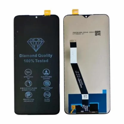 LCD with Touch Screen for Xiaomi Redmi 9 Prime - Black (display glass combo folder)