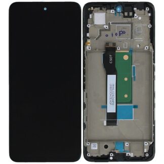 LCD with Touch Screen for Xiaomi Redmi K50i 5G - Black (display glass combo folder) 100% Original With Frame