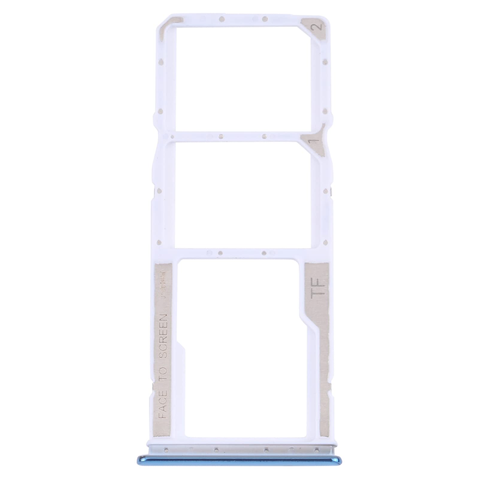 SIM Card Holder Tray for Xiaomi Redmi Note 10 Pro Max - Blue