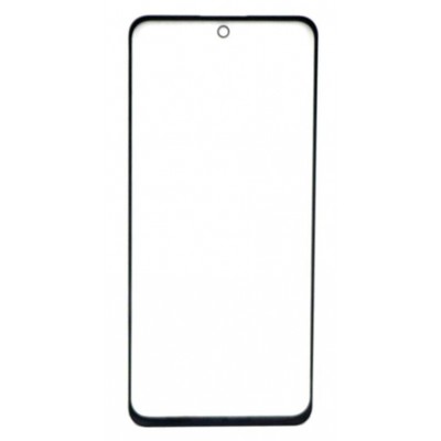 Front Glass for Xiaomi Redmi K50i 5G - Black - Image 2