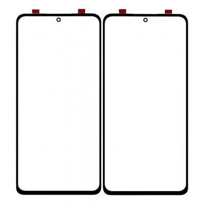 Front Glass for Xiaomi Redmi Note 10 - Black 4G