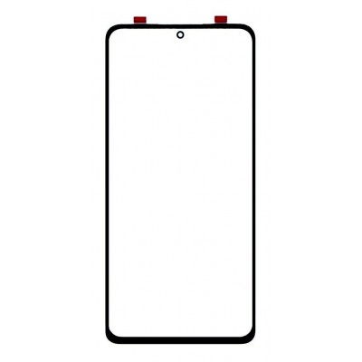 Front Glass for Xiaomi Redmi Note 10 - Black 4G - Image 3