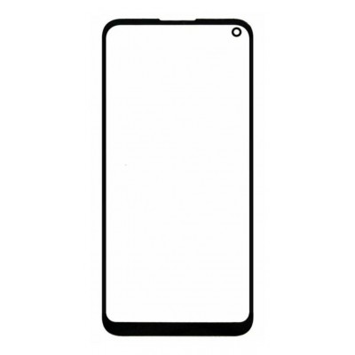 Front Glass for Xiaomi Redmi Note 9 - Black - Image 2
