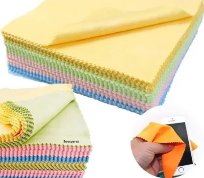 Cleaning Microfiber Cloths For Mobile, Laptop, Camera Lens. [5 X 5inch] Pack of 100 piece