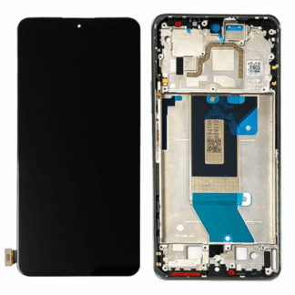 LCD with Touch Screen for Xiaomi Poco F4 5G - Black (display glass combo folder) OLED 100% Original With Frame
