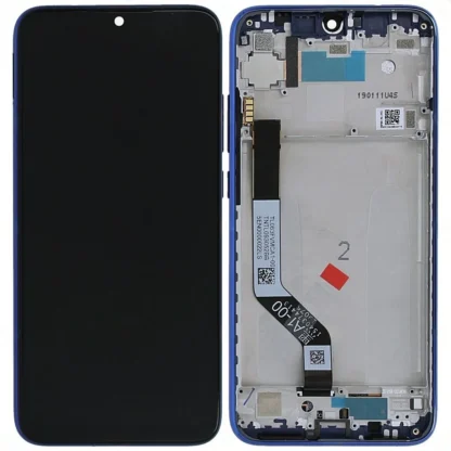 LCD with Touch Screen for Xiaomi Redmi Note 7S - Black (display glass combo folder) With Frame 100% Original