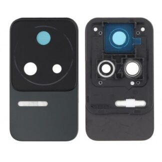 Camera Lens Glass with Frame for Xiaomi Poco F4 5G -Black
