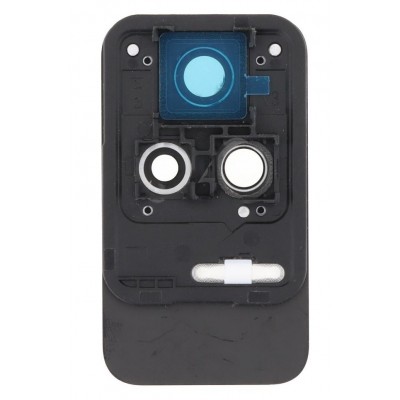 Camera Lens Glass with Frame for Xiaomi Poco F4 5G -Black - Image 2