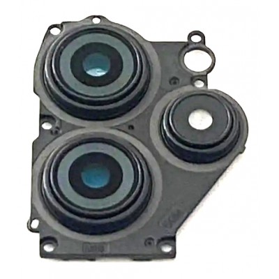 Camera Lens Glass with Frame for Xiaomi Poco M6 Pro 5G -Black