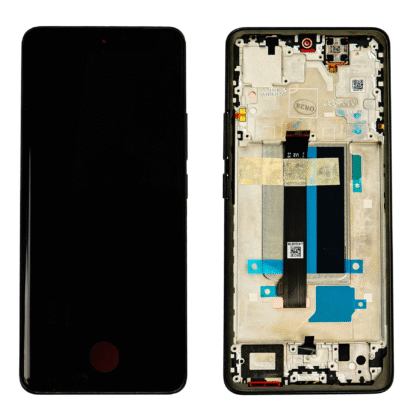 LCD with Touch Screen for Xiaomi Redmi Note 13 Pro Plus 5G - Black (display glass combo folder) 100% Original With Frame