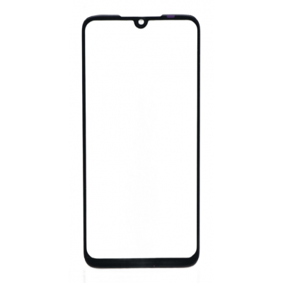 Front Glass for Xiaomi Redmi Note 7 - Black - Image 2