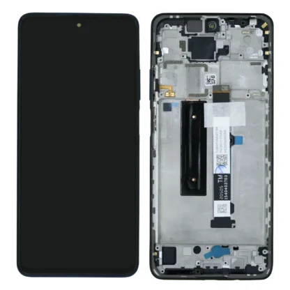 LCD with Touch Screen for Xiaomi Mi 10i 5G - Black (display glass combo folder) | 100% Original With Frame