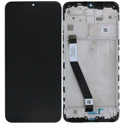 LCD with Touch Screen for Xiaomi Poco M2 - Black (display glass combo folder) 100% Original | With Frame