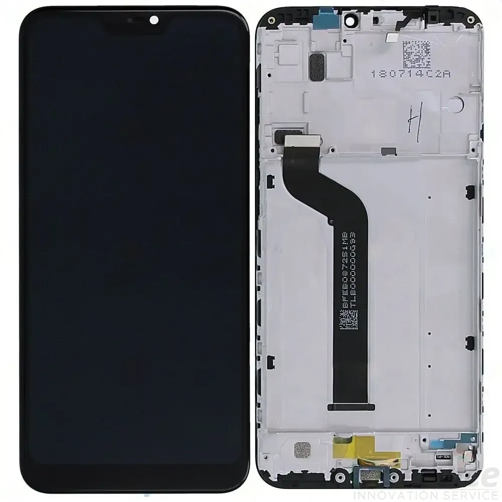 LCD with Touch Screen for Xiaomi Redmi 6 Pro - Black (display glass combo folder) 100% Original With Frame