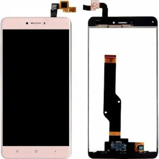 LCD with Touch Screen for Xiaomi Redmi Note 4 - Gold (display glass combo folder)