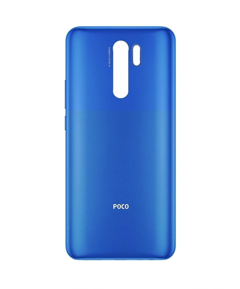Back Panel Cover for Xiaomi Poco M2 - Blue - Image 2