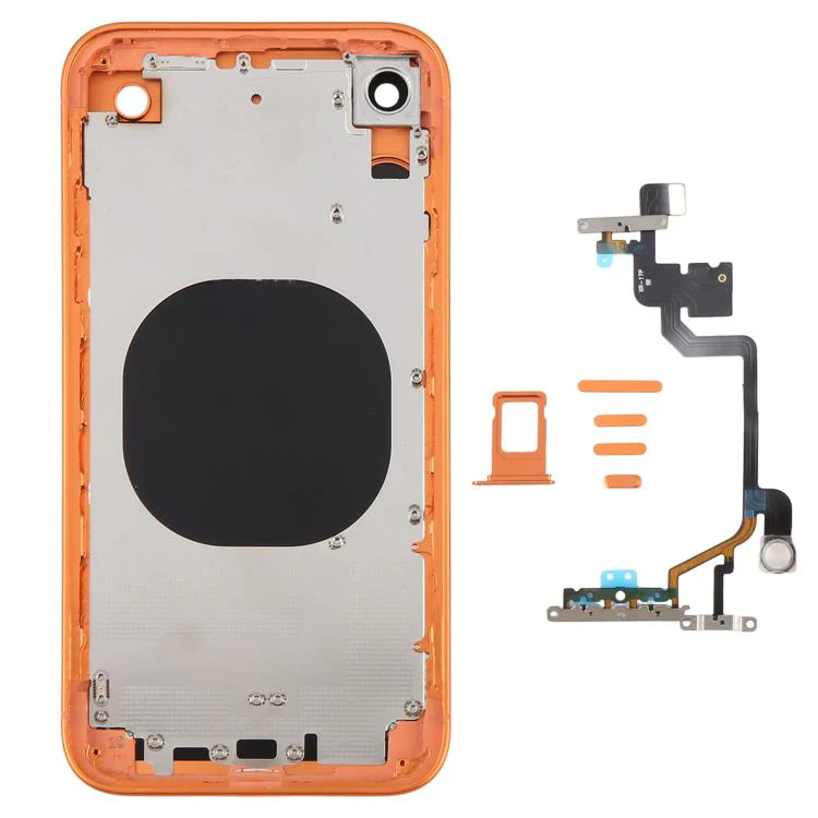 Convertor Back Panel Housing for Apple iPhone XR to Apple iPhone 17 Pro- Orange, Blue, Silver, - Image 2