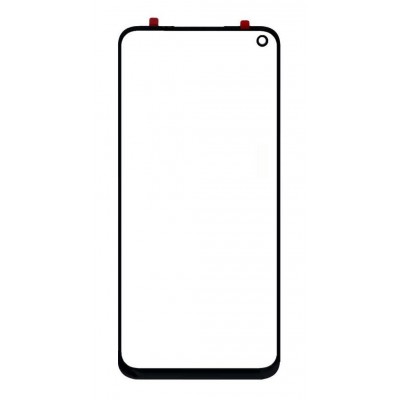 Front Glass for Realme Narzo 20 Pro - Black - Image 2