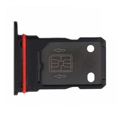 SIM Card Holder Tray for OnePlus 8T - Black - Image 2